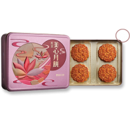 Maxim Red Bean Paste Moon Cake with 2 Egg Yolks