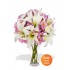 Lily and Chrysanthemum Vase Bouquet